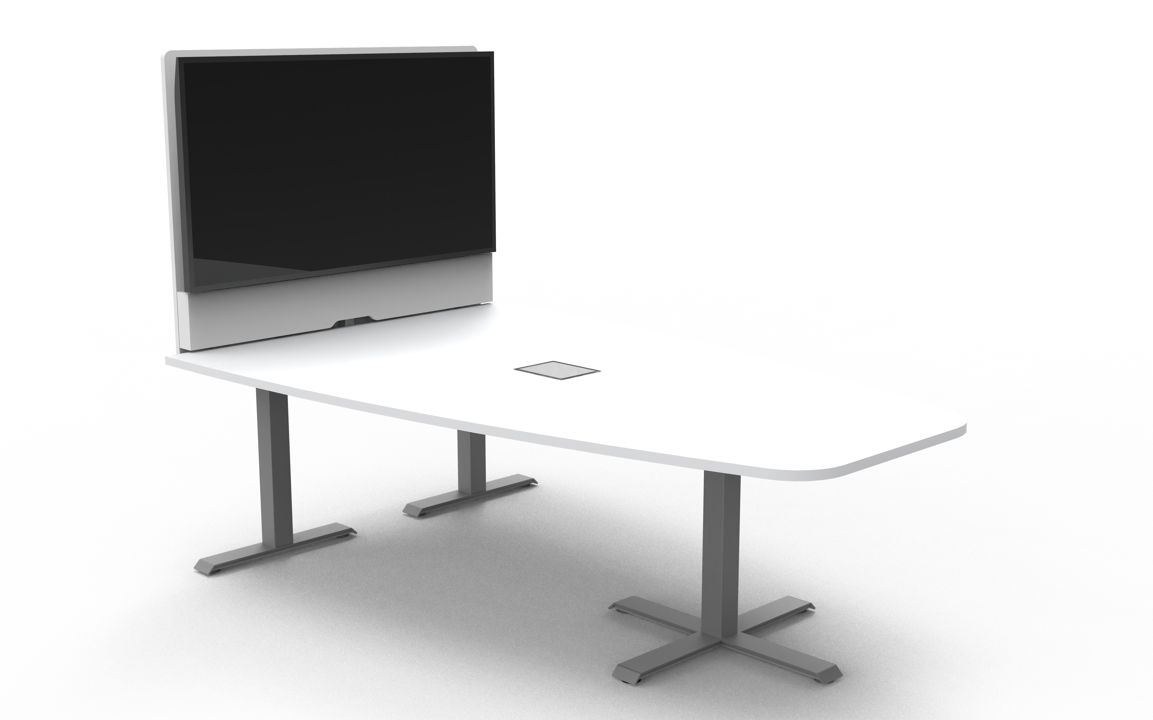 Fixed Height Video Conferencing Table